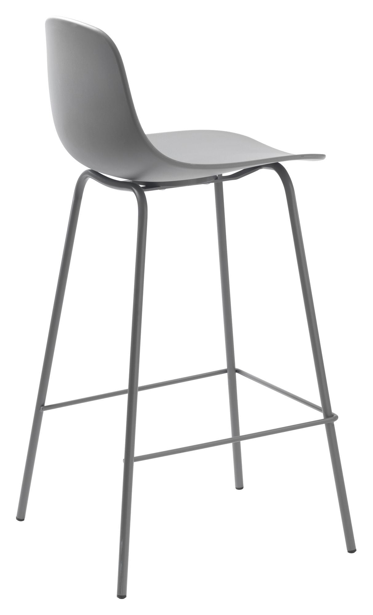 Whitby Bar Stool SH: 67,50 cm, grå plast