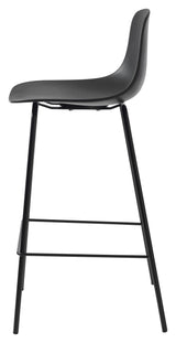 Whitby Bar Stool SH: 67,50 cm, svart plast