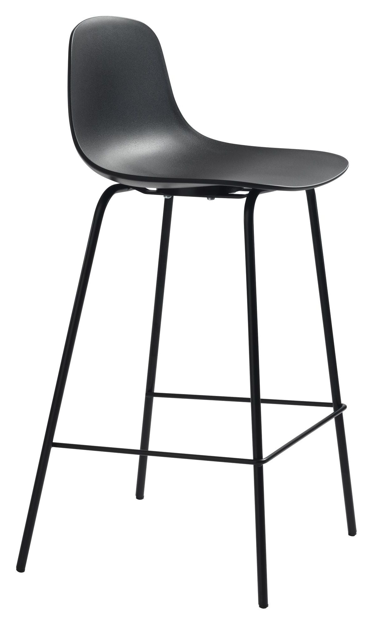 Whitby Bar Stool SH: 67,50 cm, svart plast