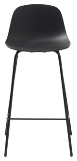 Whitby Bar Stool SH: 67,50 cm, svart plast