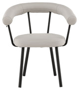 Västerås x Josefin Lustig Dining Chair - Off White Faux Leather