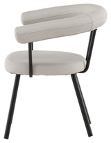 Västerås x Josefin Lustig Dining Chair - Off White Faux Leather