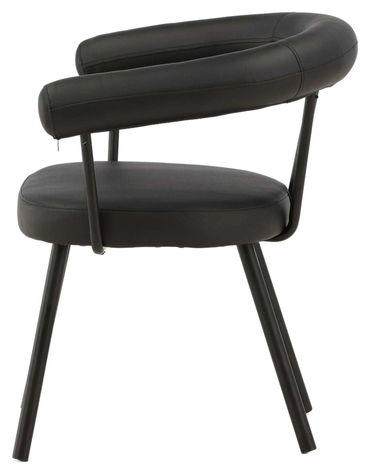 Västerås x Josefin Lustig Dining Chair - Black Leatherette