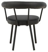 Västerås x Josefin Lustig Dining Chair - Black Leatherette