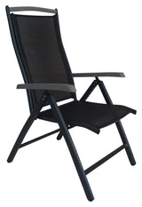 Albany Chair, Black Textilene/Aintwood