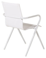 Alina Garden Chair, hvite tekstiler