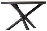 Alma Garden Table, Black Alu, Ø120