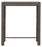 Alo Garden Table, Gray Wicker