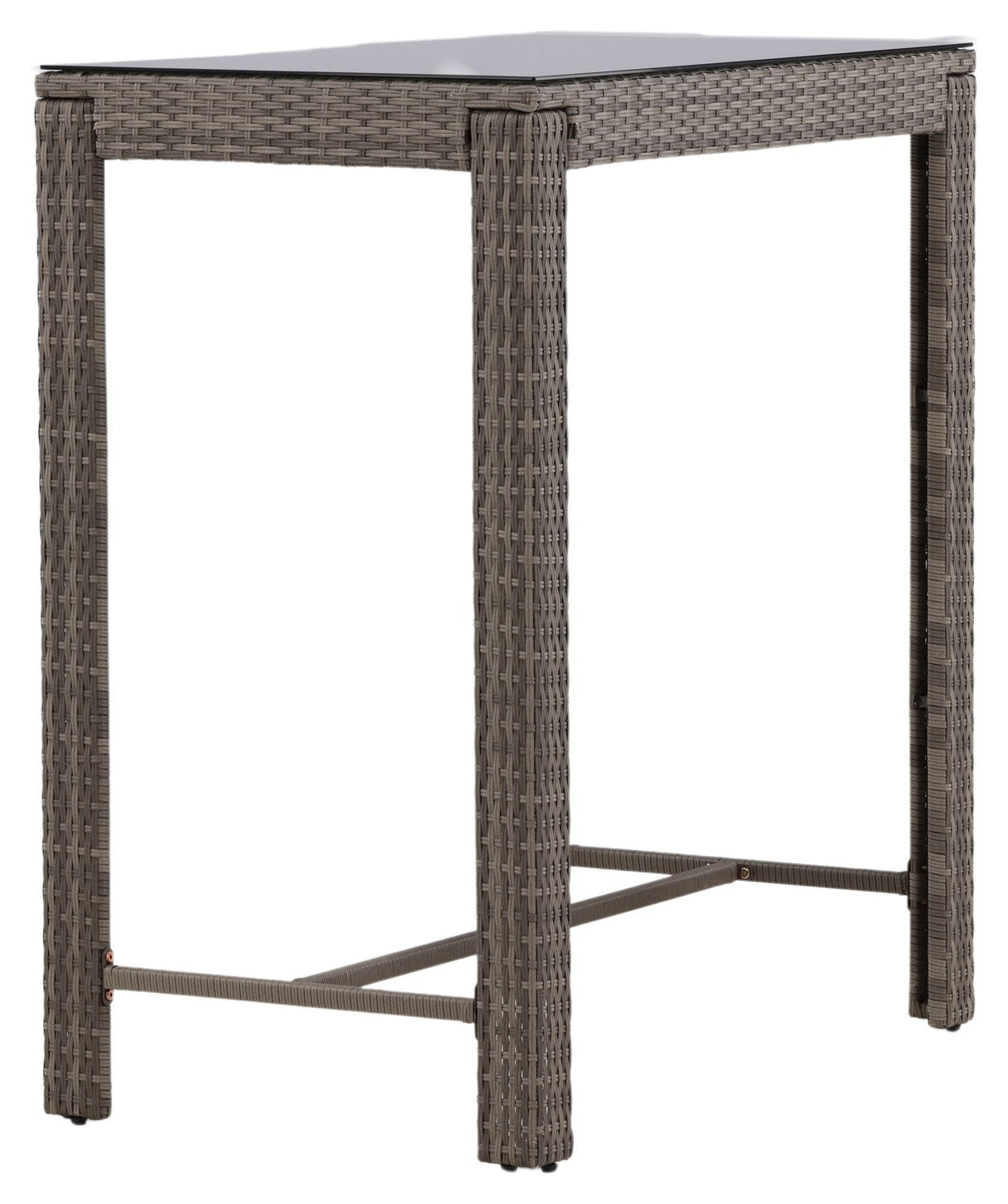 Alo Garden Table, Gray Wicker