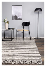 Alwar Wool Carpet, 170x240, Dark Grey