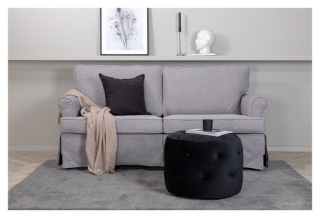 Anton 2-pers. Sofa, grått stoff