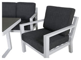 Barcelona Lounge Set, White w. puter