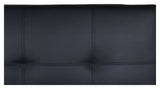 Bodil sofa seng - svart skinnett