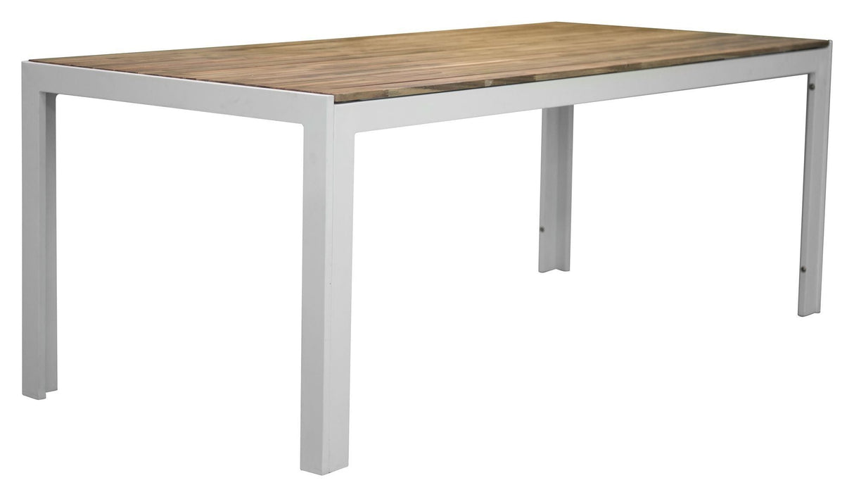 Bois Garden Table 200*100, White Becacia