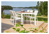 Bois Garden Table 200*100, White Becacia