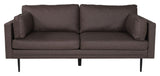 BOOM 3 PERS. Sofa, brun mikrofiber