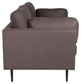 BOOM 3 PERS. Sofa, brun mikrofiber