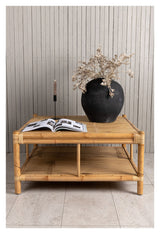 Cane Lounge Table - Bambus