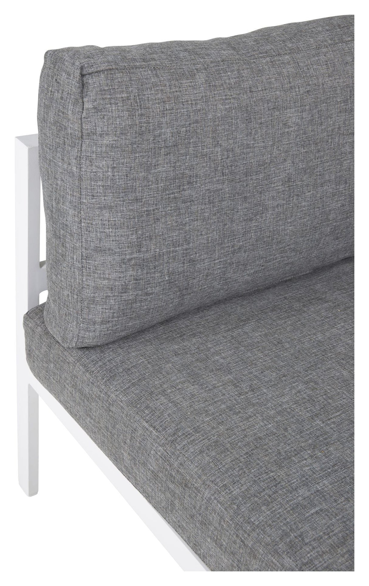 Copacabana Lyx, Mid, White Alu/Gray Cushion