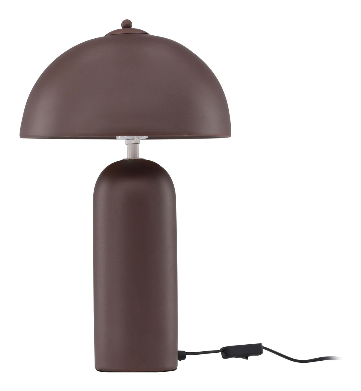 Corello bordlampe, spraystone, brun