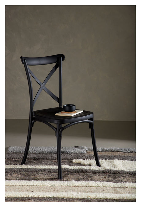 Crostett Dining Chair - Svart