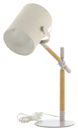 Dennis bordlampe, beige/beige lin