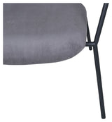 Duffy Lounge Chair, Gray Corduroy