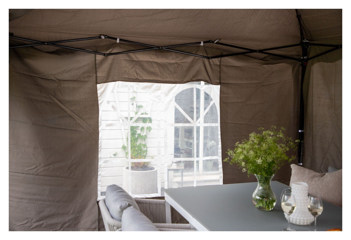 Easy Up Gazebo, Brown