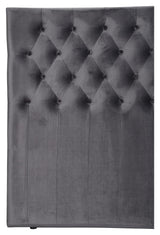 Furuvik Headboard, Dark Grey Velvet, B: 160