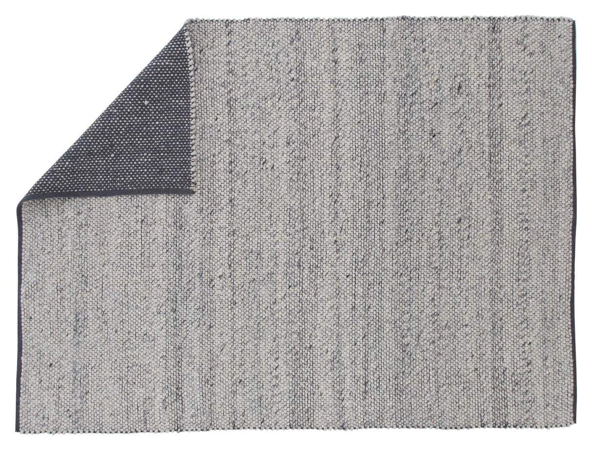 Ganga Wool Mix Carpet, 201x303, Silver Grey