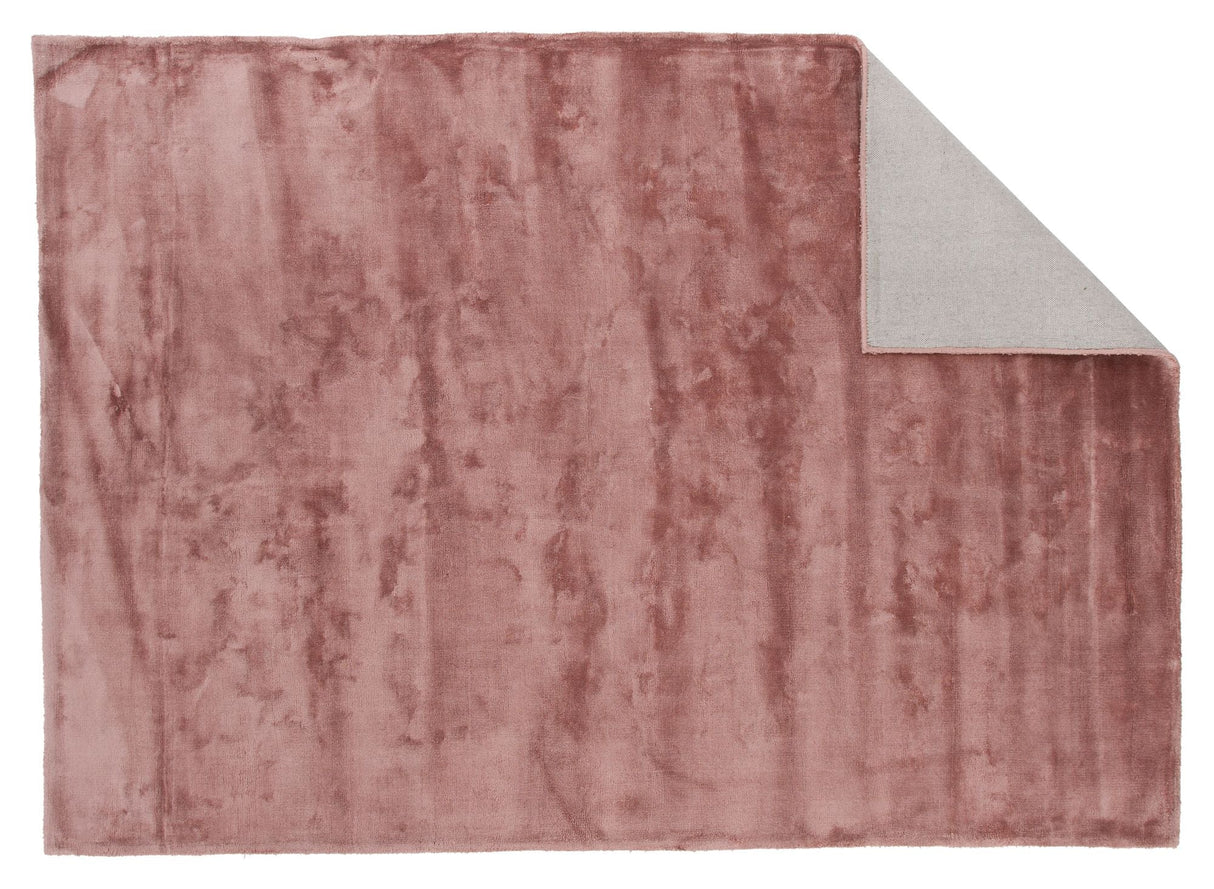 Indra Viscose Rug, 171x242, Dusty Pink