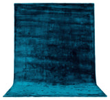 Indra Viscose Carpet, 171x242, Turquoise