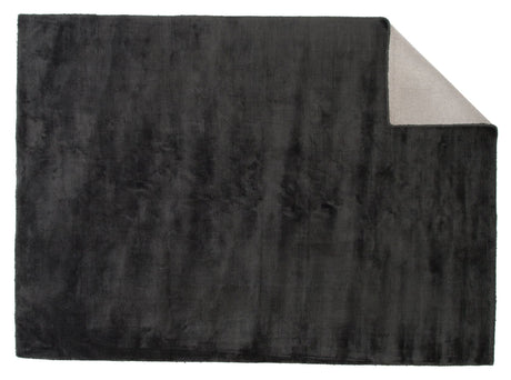 Indra Viscose Carpet, 251x352, Dark Grey