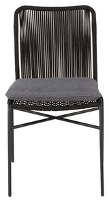 Julian Garden Chair, Black Line, Stackable