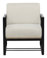 Kansas Lounge Chair, Lytt, Offwhite