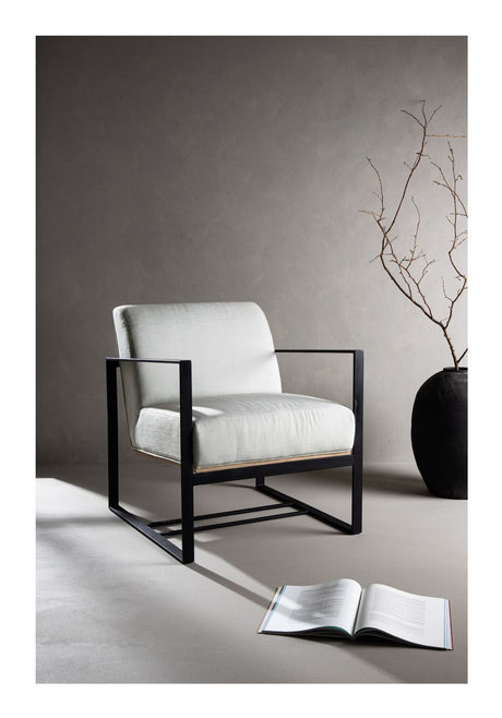 Kansas Lounge Chair, Listen, Offwhite