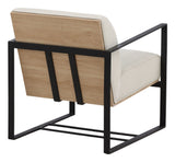 Kansas Lounge Chair, Lytt, Offwhite