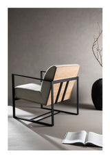 Kansas Lounge Chair, Lytt, Offwhite