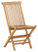 Kenya Folding Chair w. Armrests, teak