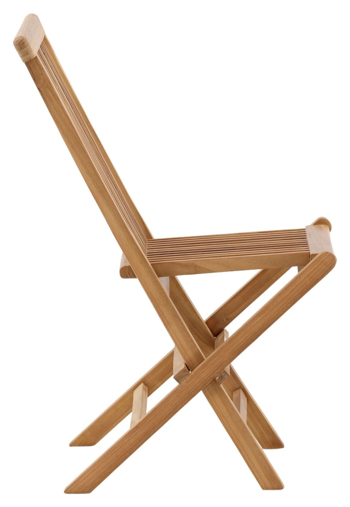 Kenya Folding Chair w. Armrests, teak