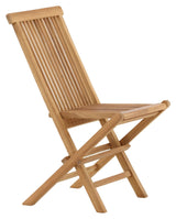 Kenya Folding Chair w. Armrests, teak