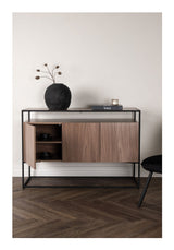 Kingsport Sideboard, Poplar, valnøtt