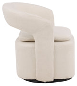 Laurel Lounge Chair - White Bouclé