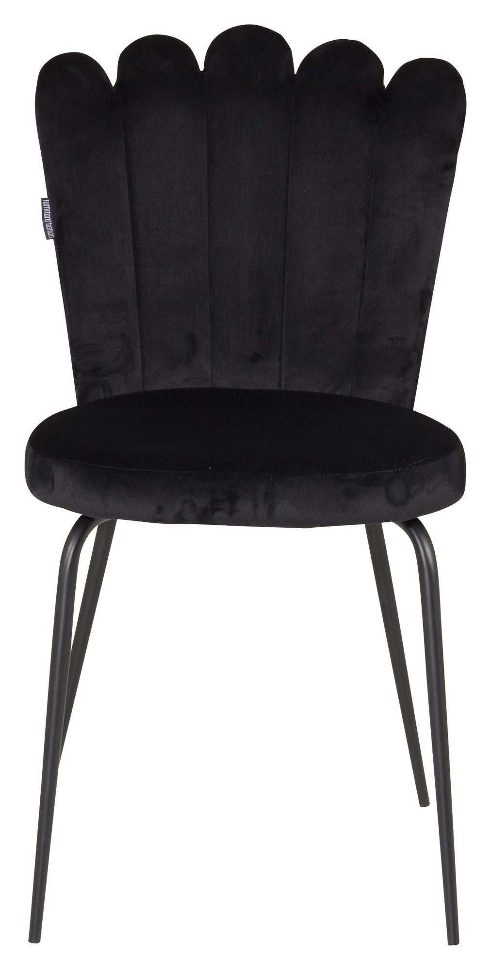 Limhamn Dining Chair, Black Velvet