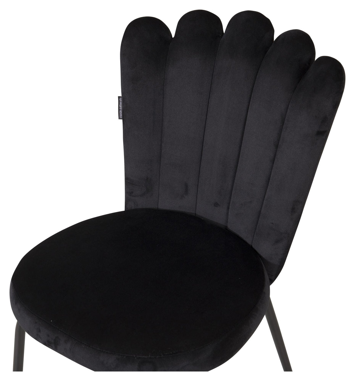 Limhamn Dining Chair, Black Velvet