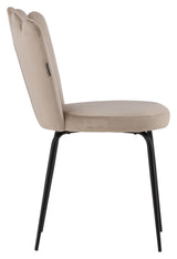 Limhamn Dining Chair - Beige Velvet