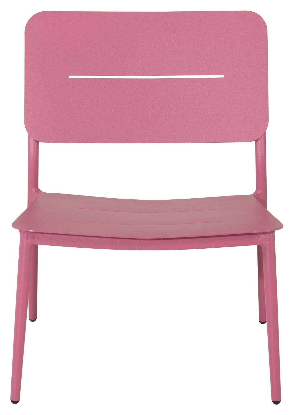 Lina Lounge Chair, rosa med svart pute