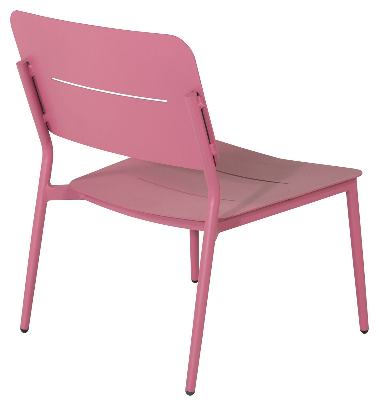 Lina Lounge Chair, rosa med svart pute