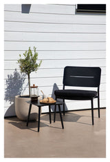 Lina Lounge Chair, Black W. Svart pute