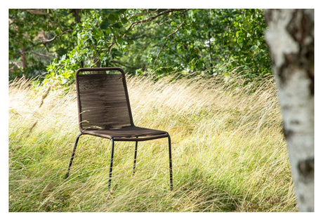 Lindos Garden Chair, Black Alu